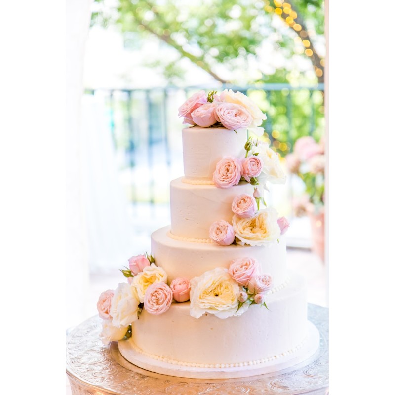 Tort de nuntă personalizat - Antonia Golden Sweets