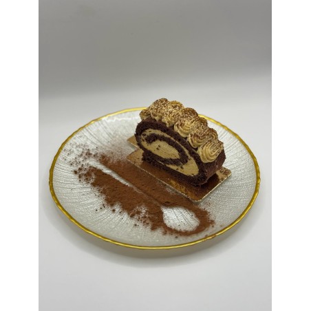Coffee Swiss Roll - Antonia Golden Sweets